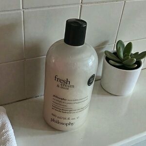 Philosophy Fresh Cream & Mint Hydrating  Shower Gel 16 oz.